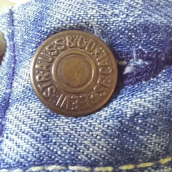 Levi's 573 Brown Tab Jeans-Size 10-Vintage-1987-High Rise-Tapered Leg-USA Made - Picture 8 of 12